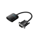 Vention ACNBB VGA to HDMI Converter with Female Micro USB and Audio Port