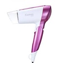 Kemey Km6833 2 In 1 Electric Foldable Hair Dryer For Women - Hair Dryer
